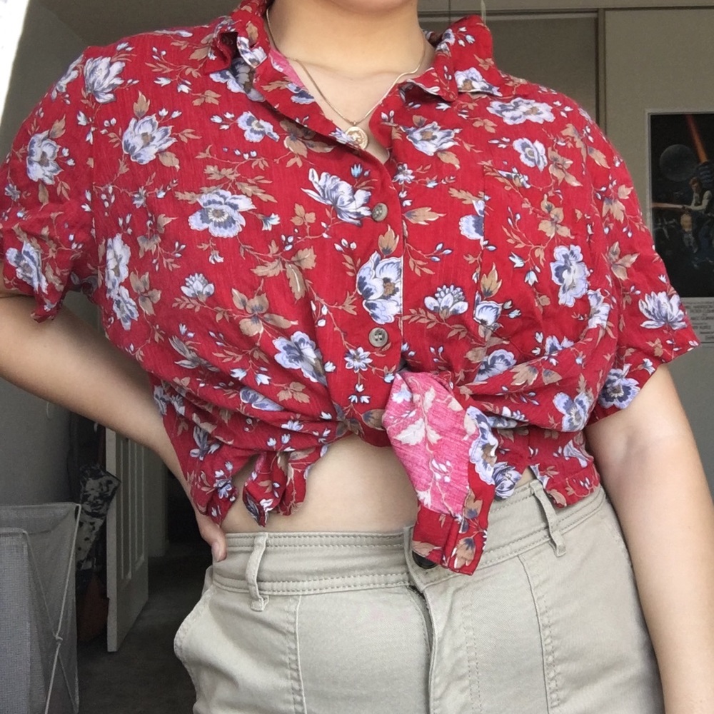 Crazy Horse Hawaiian Button Up